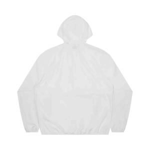 Veste à capuche blanche en softshell, fermeture éclair, résistante à l'eau, légère, pour toutes les saisons, vêtement d'extérieur pour homme - Product Image 4