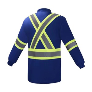 Multi Function Men <b>Work</b> <b>Construction</b> Shirt Safety Hi Vis Eco-Friendly Breathable Working Shirt - Product Image 4