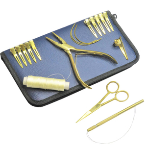 Kit d'extension de cheveux, ensemble d'outils en plastique noir pour l'installation et le retrait, style tendance - Product Image 4