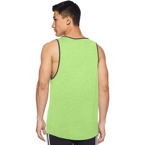 Camiseta sin mangas de poliéster de secado rápido para hombre, chaleco deportivo con cremallera frontal, transpirable, para fitness y yoga - Product Image 2