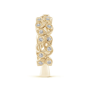 Bague de fiançailles de luxe tendance plaquée rhodium avec diamant de laboratoire en or 10K/14K/18K et argent 925/935 - Product Image 3