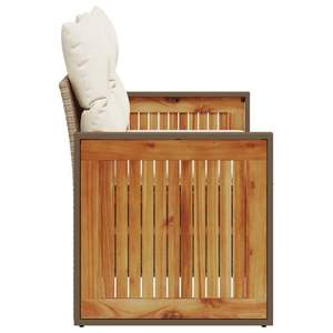 Sofá de Jardín Color Beige Crema, Muebles de Exterior Cómodos - Product Image 5