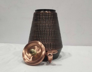 Flat Bottom Copper Water Dispenser Modern Style Copper Water Dispenser Solid Color Custom Factory Copper Water Dispenser - Product Image 4