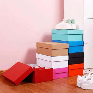 Custom <b>Cheap</b> Plain <b>Cardboard</b> Shoe <b>Boxes</b> Manufacturer Wholesale Corrugated Packaging Cartons for Footwear Shipping & Storage - Product Image 2