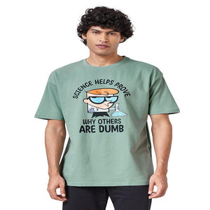 เสื้อยืดผ้าฝ้ายถักสีล้วนสำหรับผู้ชาย100% โลโก้3D ออกแบบได้ตามที่ต้องการพร้อมพิมพ์พัฟลายซิลค์สกรีน - Product Image 3