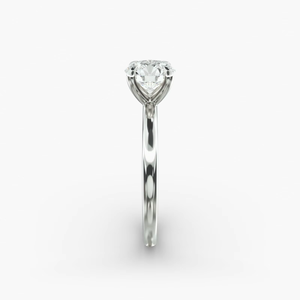 Luxury 925 Sterling <b>Silver</b> Moissanite <b>Solitaire</b> Engagement <b>Ring</b> for Women Classic Pave Design Fine Jewelry Gift - Product Image 2