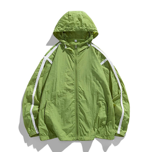 Chaqueta Bomber Cortavientos Amarilla para Hombre, Informal, de Lona, con Exterior de Nailon/Algodón, Cierre de Cremallera, para Invierno - Product Image 2