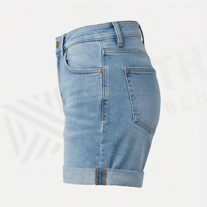 Shorts en jean pour femmes de haute qualité, confortables et tendance, grandes tailles, bas décontractés d'été, couleur personnalisable, mode - Product Image 3