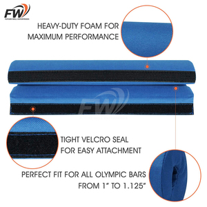 Almohadilla de espuma de alta calidad para barra de pesas, para levantamiento de pesas profesional y atletas de fuerza, almohadilla de espuma de alta densidad para barra de pesas, venta al por mayor - Product Image 2