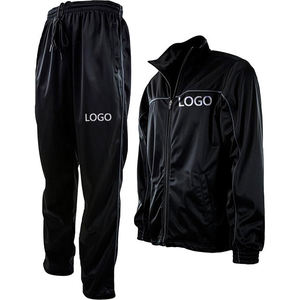 Custom Unisex Heavyweight Cotton <b>Tracksuit</b> Set with Windproof Hoodie & Joggers-Breathable Eco-Friendly Autumn Wear - Product Image 2