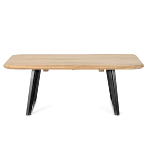 Wholesale Customizable Mid Century Modern Solid Wood Coffee <b>Table</b> Metal Legs <b>Folding</b> Manish Art Handicrafts for Hotel Home - Product Image 1