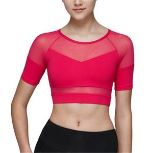 Camiseta Deportiva Halter para Mujer, Elástica, Transpirable, de Secado Rápido, para Yoga, Entrenamiento, Gimnasio, Ejercicio - Product Image 1