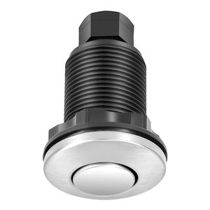 Kit Interruttore ad Aria da 2.5 Pollici in Acciaio Inox Spazzolato per Smaltimento Rifiuti Alimentari ON/OFF con Finitura Argento Spazzolato - Product Image 4