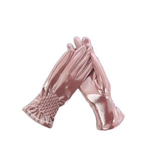 Gants d'hiver personnalisés pour femmes, fins, à poignet élastique, à doigts entiers, respirants, en polyester et élasthanne - Product Image 3