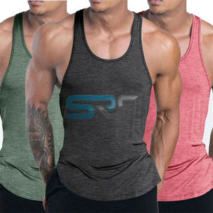 Camisetas Deportivas al Por Mayor OEM, de Poliéster/Algodón, Tallas Grandes, con Encaje, Secado Rápido, Transpirables, Camisetas Casuales para Hombre, Personalizadas con Nombre para Gimnasio - Product Image 5