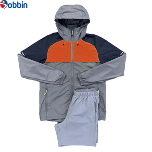 Custom Patchwork Lightweight Spring <b>Hip</b> Hop Street Wear Nylon Tracksuit Windbreaker Shorts Track Jacket Set Waterproof High - Product Image 2