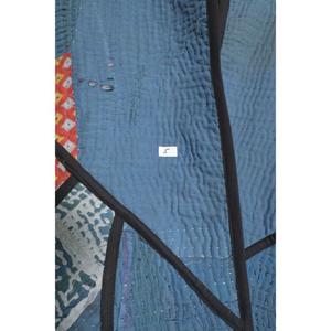 Abrigo Kantha Hecho a Mano en India para Mujer, Chaqueta de Algodón Vintage con Parches, Ropa de Moda Étnica Boho - Product Image 5