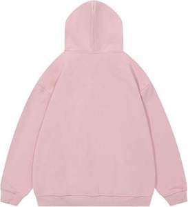 Sudadera con Capucha para Hombre, Corte Regular, Sólida, con Efecto Desgastado, Forro Polar Grueso, Transpirable, con Estampado Digital - Product Image 2