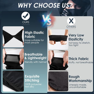 Balaclava best-seller, couvre-visage intégral, tissu doux et anti-poussière, idéal pour l'été, course à pied et cyclisme. - Product Image 2