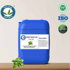 B2B Export Supply 1 KG Sweet Basil <b>Essential</b> <b>Oil</b> Natural Ocimum Basilicum <b>Oil</b> - Global Seller For Cosmetics & Aromatherapy Usage - Product Image 4