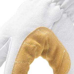 Gants de soudage en cuir doublé, résistants à la chaleur extrême, double isolation pour soudeurs MIG TIG - Product Image 5