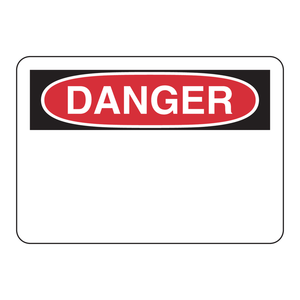 Panneau de signalisation de danger Brady 7x10 pouces, panneau de signalisation de zone dangereuse pour intérieur et extérieur - Product Image 3