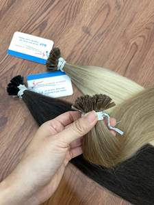 Extensiones de cabello humano con punta de queratina al mejor precio, Punta Plana, cabello humano súper sedoso 100%, gran stock - Product Image 5