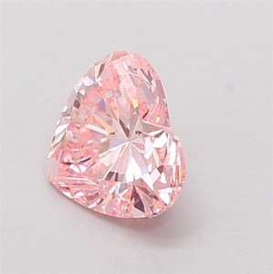 Anillo de Diamante Rosa Intenso de 2 Quilates, Corte Corazón, Cultivado en Laboratorio, Claridad VS1, Certificado, Diamante de Lujo Creado en Laboratorio y Color Rosa Raro - Product Image 3