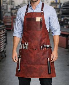 Heavy Duty Leather Tool Apron Protection Smell Proof for Jewelry Making <b>Bench</b> Work Professional Crafting Gear Fine Pockets - Product Image 1