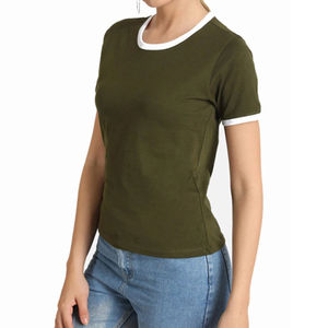 Camisetas de Algodón Lisas para Mujer, Camisetas de Alta Calidad y Sostenibles, Camisetas para Mujer en Oferta, Camisetas con Diseño Personalizado - Product Image 3