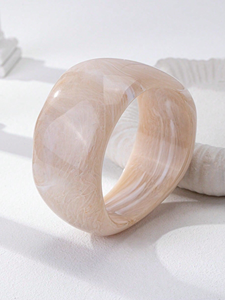 Brazaletes de Resina Artísticos Hechos a Mano para Mujer - Joyería de Moda con Patrón Personalizado para Bodas y Fiestas - Product Image 6