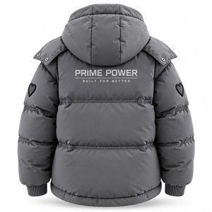 Veste matelassée pour femme, hiver, à capuche, rembourrée, chaude, isolée, imperméable, coupe-vent, fabrication sur mesure OEM, vente en gros - Product Image 2