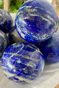 Wholesale Lapis Lazuli <b>Crystal</b> Ball Natural Polished Gemstone <b>Sphere</b> for Reiki and Home Decoration Buy From Aameena Agate - Product Image 5