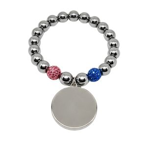 Bracelet extensible perlé en acrylique avec breloque imitation perle blanche, accessoire de mode pour femmes et jeunes filles au quotidien - Product Image 3