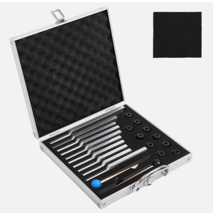 Diapasones de Solfeggio para Sanación, 10 Piezas, Plateados, Sin Peso, Al... - Product Image 1