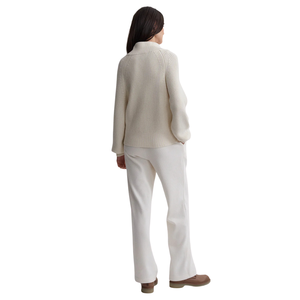 Veste en tricot zippée pour femme, avec points texturés, fermeture éclair sur le devant, manches longues, poche utilitaire, vêtement d'extérieur décontracté pour un usage quotidien - Product Image 4