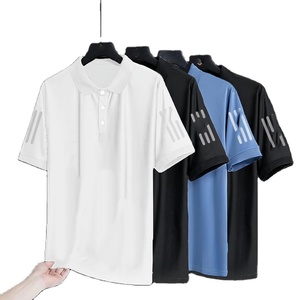 OEM logotipo personalizado bordado impreso diseño de los hombres de manga corta Polo casual solapa camiseta de verano de media manga polo - Product Image 1