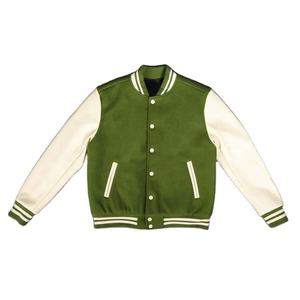 Vestes universitaires en laine personnalisables avec logo, longueur standard, grandes tailles, vestes pour hommes avec cuir thermocollé sans couture - Product Image 1