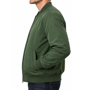 Blouson Bomber Designer Personnalisé Fabricant Vente en Gros Col Moderne Fermeture Éclair Vêtements Décontractés Exportateur Approvisionnement en Stock Revendeurs - Product Image 2