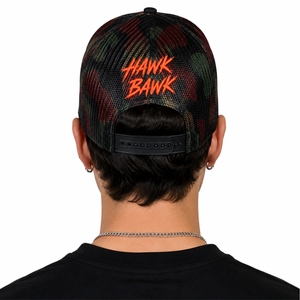 Casquette de sport unisexe personnalisable, respirante, imperméable, en polyester/coton, avec dos en mousse et maille, ajustable - Product Image 2
