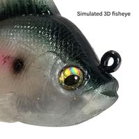 Leurre de pêche souple creux anti-accrocs UV Jumping Fish, 10g, 14g, 18g, 24g, 12 couleurs, avec plume tournante