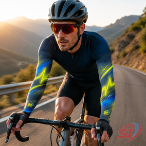 Premium Cycling <b>Arm</b> <b>Sleeves</b> Custom Logo UPF Sun <b>Protection</b> Breathable Cooling Compression OEM ODM Supplier - Product Image 4