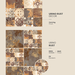 Carreaux de porcelaine contemporains à finition mate 600X600MM 24X24, carreaux de sol en céramique vitrifiée pour salon, cuisine, salle de bain - Product Image 1