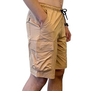 Shorts cargo d'été pour hommes OEM, 100 % coton, nouveau design, grandes tailles, pantalons de travail multi-poches, salopette décontractée et sportive, motif uni - Product Image 3
