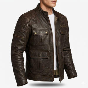 Chaqueta Acolchada de Invierno de Lona de Alta Calidad para Hombre, Cuello Mao, Cierre Frontal con Cremallera, Logotipo, Servicio OEM, Cortavientos con Capucha para Motocicleta - Product Image 4