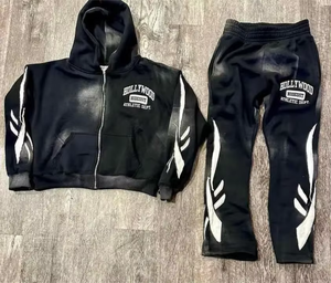 ชุดวอร์มคุณภาพสูงแบบกำหนดเองสำหรับผู้ชายและผู้หญิง ชุดออกกำลังกายสำหรับผู้ชาย ขายส่ง ชุดวอร์มแบบกำหนดเองสำหรับผู้ชาย - Product Image 1