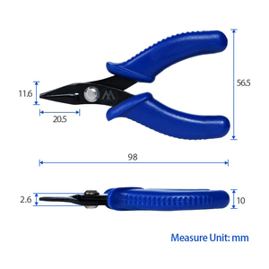 Precision <b>Flat</b> <b>Nose</b> <b>Pliers</b> for Jewelry Making 5 Inch Smooth Jaw Wire Bending Forming <b>Plier</b> - Product Image 4
