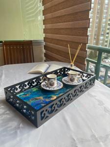 Bandeja de madera impresa para manualidades, costura y organización de abalorios, ideal para sala de hobby, también como plato de servicio, venta al por mayor - Product Image 3