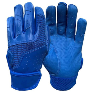 Guantes de Béisbol Azul Oscuro, Duraderos, de Alto Rendimiento, para Entrenamiento, Protección del Agarre para Jugadores de Equipo - Product Image 1