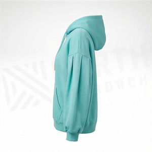 Custom Made Pure Cotton Pullover Oversized Hoodie For <b>Men</b> Heavy Weight Solid Customized Color Winter Casual Streetwear - Product Image 3